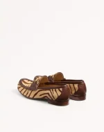 Valentino Vlogo Signature Pony-Effect Calfskin Loafer 20Mm - Image 4